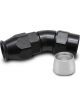 Vibrant Performance 30 High Flow Hose End Fitting for PTFE Lined Hose, -8AN