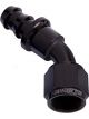 Aeroflow 400 Series Push Lock 45 Degree Hose End -4AN Black