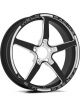 Weld Racing Wheel Drag 17x4.5 Black Alumastar 5x120 2.25in. BS