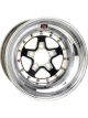 Weld Racing Wheel Drag 15x12 Black Alumastar 5x4.75 4in. BS Non-BL