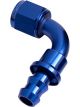 Aeroflow 400 Series Push Lock 90 Degree Hose End -10AN Blue
