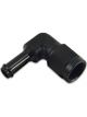 Vibrant Performance Female AN to Hose Barb 90 Adapter, AN -6; Barb 3/8