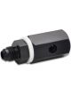 Vibrant Performance Black Anodized Aluminum Fitting Male -6 AN