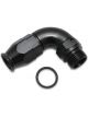 Vibrant Performance 90 High Flow Swivel Hose End Fitting, -6AN Hose to 6 ORB