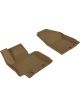 3D MAXpider 2014-2019 For Kia Soul Kagu 1st Row Floormat Tan