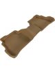 3D MAXpider 2013-2016 For Mazda CX-5 Kagu 2nd Row Floormats Tan