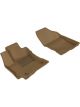3D MAXpider 2014-2019 For Toyota Corolla Kagu 1st Row Floormat Tan