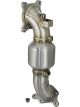 AFE Twisted Steel Down-Pipe Street Series 2017+ For Honda Civic Ty