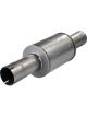 AFE Atlas Exhausts Mufflers Al Steel EXH Muffler 4 ID In/Out 8 Dia x