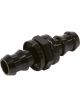 Aeroflow Male to Male Barb Push Lock Adapter -10 to -10 Black