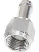 Aeroflow Straight Hose Barb 5/16 Inch to -6AN Female Silver