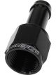 Aeroflow Straight Hose Barb 3/8 Inch to -6AN Female Black