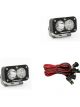 Baja Designs S2 Sport Driving Combo Pattern Pair LED Work Light Clear