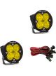 Baja Designs Squadron R Sport Wide Cornering Pair LED Light Pods Amber