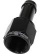Aeroflow Straight Hose Barb Female -20AN to 1-1/2 Inch Female Black  AF411-20BLK