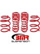 BMR 05-14 S197 Mustang GT Handling Version Lowering Springs Set Of 4 Red