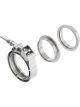 Borla Universal 2.25in Stainless Steel 3pc V-Band Clamp w/ Male and Fema