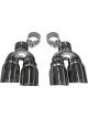 Corsa 16-18 Cadillac ATS 3.6T 4in Inlet / 4in Outlet Twin Polished Tip K
