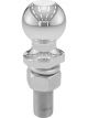 Curt 2in Trailer Ball 1in x 3in Shank 6000lbs Chrome