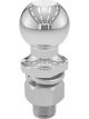 Curt 2in Trailer Ball 1in x 2-1/8in Shank 7500lbs Chrome