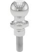 Curt 1-7/8in Trailer Ball 3/4in x 3in Shank 2000lbs Chrome Packaged