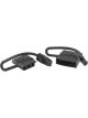 Curt 4-Way Flat Connector Dust Cover Set Packaged