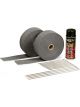 DEI Exhaust Wrap Kit Black Wrap and Black HT Silicone Coating