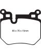 EBC 08-10 For BMW 135 3.0 Twin Turbo Greenstuff Rear Brake Pads
