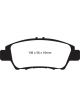 EBC 10+ For Honda CR-Z 1.5 Hybrid Greenstuff Front Brake Pads
