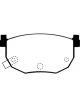 EBC 99-01 For Hyundai Elantra 2.0 Greenstuff Rear Brake Pads