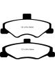 EBC 98-02 For Chevrolet Camaro 4th Gen 3.8 Redstuff Rear Brake Pads