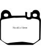 EBC 04-07 Maserati Quattroporte 4.2 Redstuff Rear Brake Pads