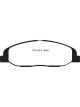 EBC 08-13 Cadillac CTS 3.0 Redstuff Front Brake Pads