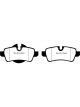 EBC 07-14 For Mini Hardtop 1.6 Redstuff Rear Brake Pads