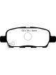 EBC 08-13 For Infiniti EX35 3.5 Redstuff Rear Brake Pads