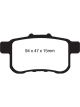 EBC 09-14 For Acura TSX 2.4 Redstuff Rear Brake Pads