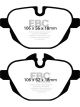 EBC 11+ For BMW X3 2.0 Turbo F25 Redstuff Rear Brake Pads