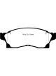 EBC 91-92 For Toyota MR2 2.0 Turbo Redstuff Front Brake Pads