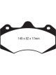 EBC AP Racing Caliper CP7040 Yellowstuff Brake Pads