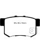 EBC 97 For Acura CL 2.2 Yellowstuff Rear Brake Pads