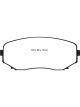 EBC 11-14 For Ford Edge 2.0 Turbo Yellowstuff Front Brake Pads
