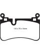 EBC 08-13 For Mercedes-Benz C63 AMG W204 6.2 Yellowstuff Rear Brake P