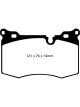 EBC 09-14 For Mini Hardtop 1.6 Turbo J.C Works Yellowstuff Front Brak