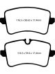 EBC 11 For Audi A6 2.0 Turbo Yellowstuff Rear Brake Pads