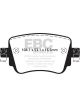 EBC 15+ For Volkswagen GTi 2.0 Turbo Yellowstuff Rear Brake Pads