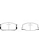 EBC 85-90 Lotus Esprit 2.2 Yellowstuff Front Brake Pads
