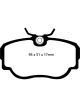EBC 83-85 For BMW 318 1.8 E30 Yellowstuff Front Brake Pads
