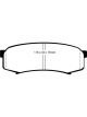 EBC 10+ For Lexus GX460 4.6 Yellowstuff Rear Brake Pads