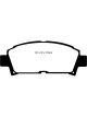EBC 93-95 For Toyota MR2 2.0 Turbo Yellowstuff Front Brake Pads