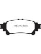 EBC 10+ For Lexus RX350 3.5 Japan Greenstuff Rear Brake Pads